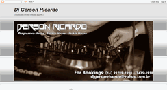 Desktop Screenshot of djgersonricardo.blogspot.com