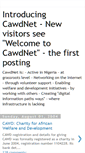 Mobile Screenshot of cawdnet-intro.blogspot.com