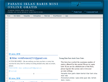 Tablet Screenshot of iklangratisdisini.blogspot.com