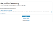 Tablet Screenshot of marysvillecomm.blogspot.com