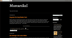 Desktop Screenshot of moreartikel.blogspot.com