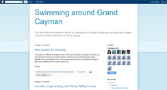 Desktop Screenshot of caymanislandswimming.blogspot.com