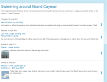 Tablet Screenshot of caymanislandswimming.blogspot.com