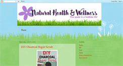 Desktop Screenshot of naturalhealthwellness.blogspot.com