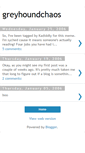 Mobile Screenshot of greyhoundchaos.blogspot.com