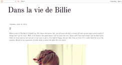 Desktop Screenshot of danslaviedebillie.blogspot.com