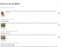 Tablet Screenshot of danslaviedebillie.blogspot.com