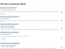 Tablet Screenshot of phssband.blogspot.com