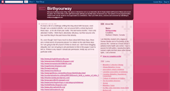 Desktop Screenshot of birthyourway.blogspot.com