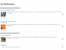 Tablet Screenshot of lasachavaca.blogspot.com