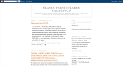 Desktop Screenshot of clases-particulares-zaragoza.blogspot.com