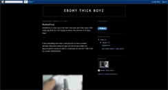 Desktop Screenshot of ebonythickboyz.blogspot.com