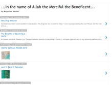 Tablet Screenshot of myrespectedteacher.blogspot.com