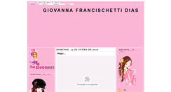 Desktop Screenshot of giovannadias.blogspot.com