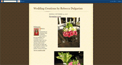 Desktop Screenshot of floraldesignbyrebecca.blogspot.com