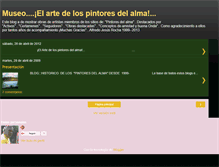 Tablet Screenshot of museodepintoresdelalma.blogspot.com
