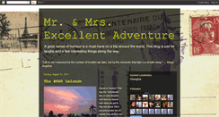 Desktop Screenshot of lindsayandmorgansexcellentadventure.blogspot.com