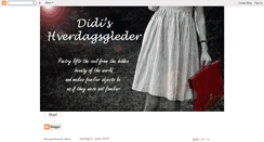 Desktop Screenshot of didis-hverdagsgleder.blogspot.com