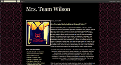 Desktop Screenshot of mrsteamwilson.blogspot.com