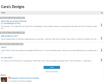 Tablet Screenshot of carasdesigns.blogspot.com