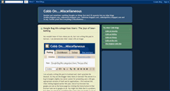 Desktop Screenshot of cobbon.blogspot.com