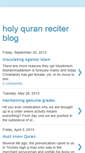Mobile Screenshot of holyquranreciter.blogspot.com