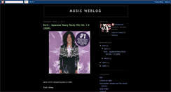 Desktop Screenshot of musicweblog.blogspot.com