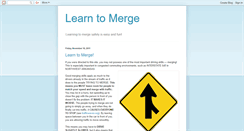Desktop Screenshot of learn2merge.blogspot.com
