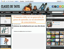 Tablet Screenshot of clasesdetatis.blogspot.com