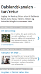 Mobile Screenshot of dalslandskanalen.blogspot.com