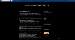 Desktop Screenshot of chrisgragtmansfacts.blogspot.com