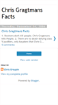 Mobile Screenshot of chrisgragtmansfacts.blogspot.com
