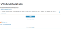 Tablet Screenshot of chrisgragtmansfacts.blogspot.com