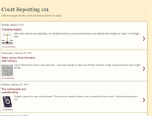 Tablet Screenshot of courtreporting101.blogspot.com