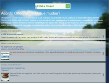 Tablet Screenshot of acordo-ortografico.blogspot.com