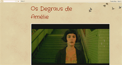 Desktop Screenshot of osdegrausdeamelie.blogspot.com