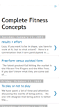 Mobile Screenshot of completefitnessconcepts.blogspot.com