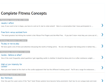 Tablet Screenshot of completefitnessconcepts.blogspot.com