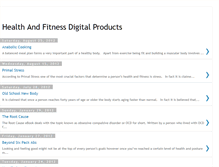 Tablet Screenshot of health-and-fitness-product-reviews.blogspot.com