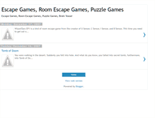 Tablet Screenshot of escapegames247.blogspot.com