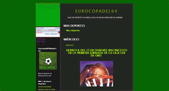 Desktop Screenshot of eurocopadel64.blogspot.com