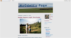 Desktop Screenshot of mzodell.blogspot.com