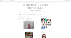 Desktop Screenshot of poshcatcraftstoo.blogspot.com