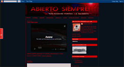 Desktop Screenshot of abiertosiempre.blogspot.com