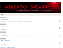 Tablet Screenshot of abiertosiempre.blogspot.com