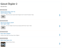 Tablet Screenshot of guncel-orguler2.blogspot.com