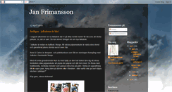 Desktop Screenshot of janfrimansson.blogspot.com