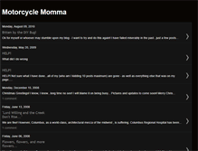 Tablet Screenshot of motorcycle-momma.blogspot.com