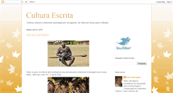 Desktop Screenshot of culturaescrita.blogspot.com