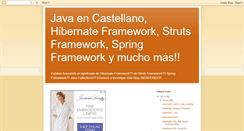 Desktop Screenshot of javaencastellano-hibernate.blogspot.com